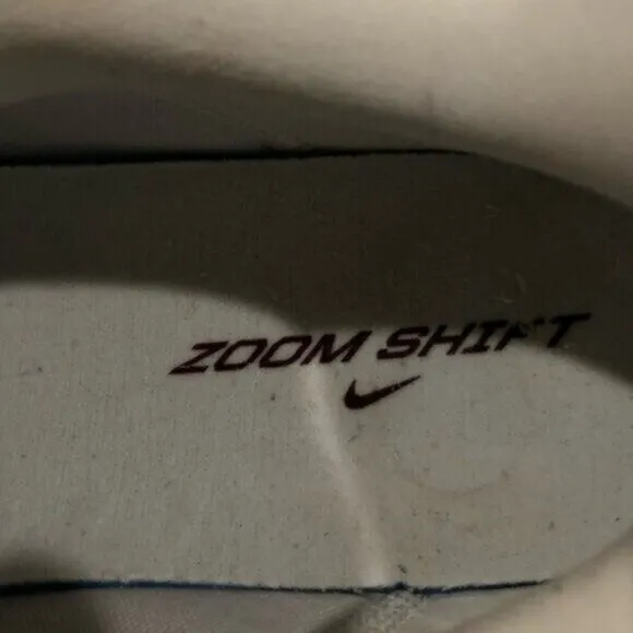 Men's Nike Zoom Shift White &amp; Maroon Sportswear Sneakers Size 18