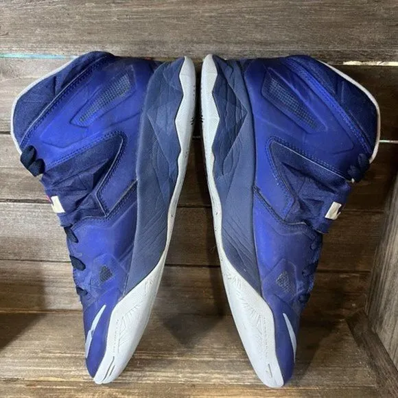 Mens Nike Lebron Zoom Soilder 7 Deep royal Blue‎ Basketball Shoes Size 9.5 M GUC