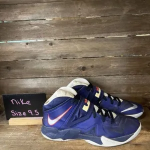 Mens Nike Lebron Zoom Soilder 7 Deep royal Blue‎ Basketball Shoes Size 9.5 M GUC