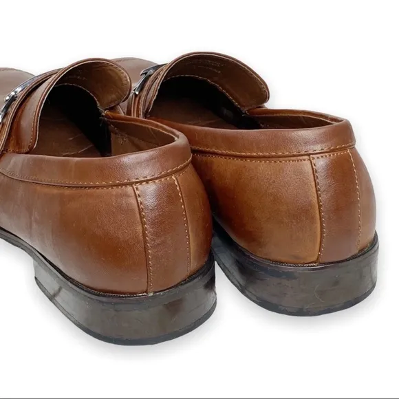 Men's Perry Ellis Portfolio Brown Stewart Shoes 9