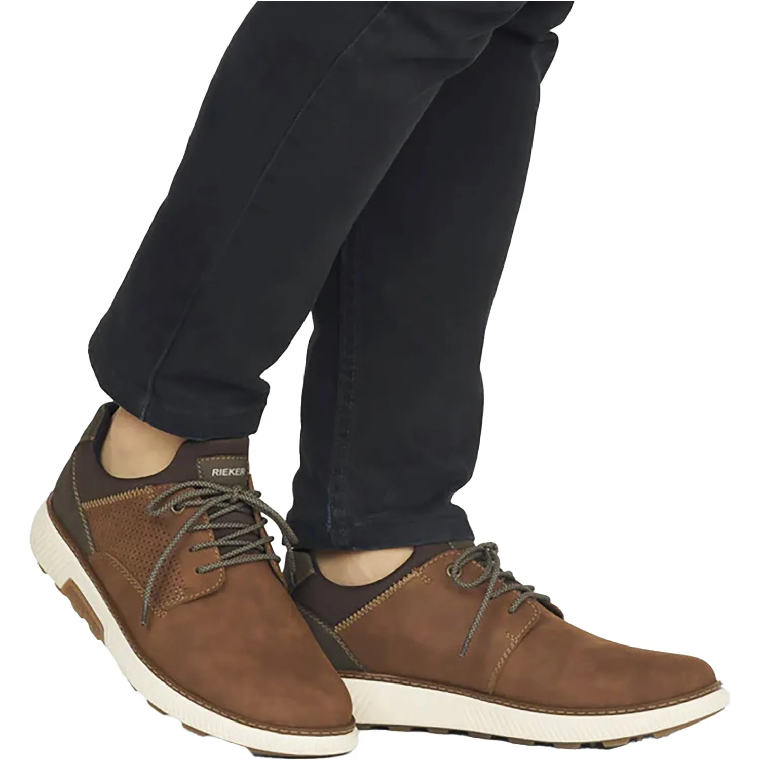 Men's Rieker B3355-24 Brown/Schoko/Braun Leather/Nubuck