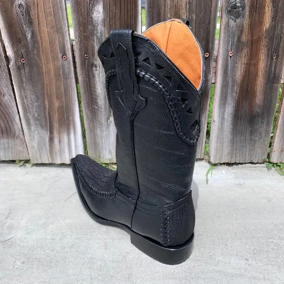 MEN'S RODEO COWBOY BOOTS BULL NECK LEATHER 097 2X