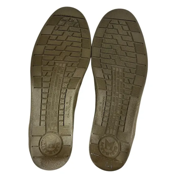 Mephisto Air Jet Shoes Mens 10 Green Loafers Slip On Nubuck Perforated Leather