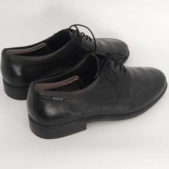 Mephisto Air Relax Black Leather Oxford Shoes Men's 13‎