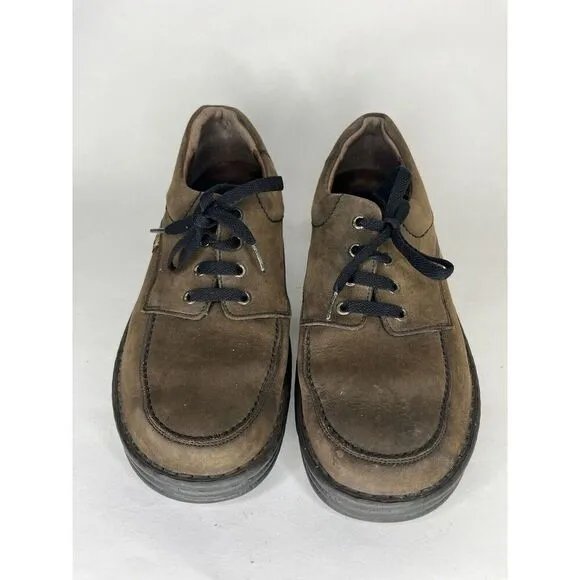 Mephisto Brown Leather Casual Lace Up Oxfords Comfort Shoes Men’s Sz 9M US/42EU