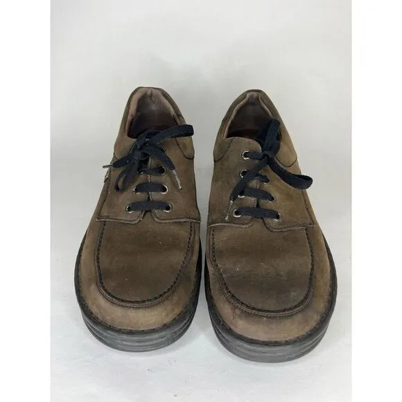Mephisto Brown Leather Casual Lace Up Oxfords Comfort Shoes Men’s Sz 9M US/42EU