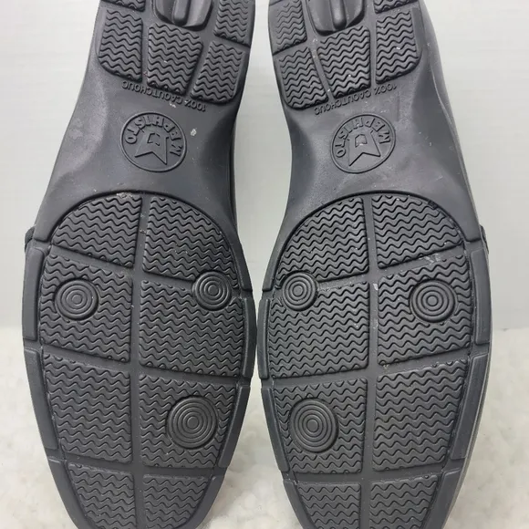 Mephisto Edlef Men's Slip On Loafer Size 13  Smooth Black Leather Shoes