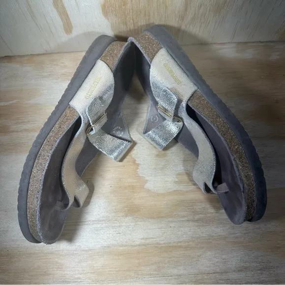 Mephisto Gold Sandals Women’s Size 7
