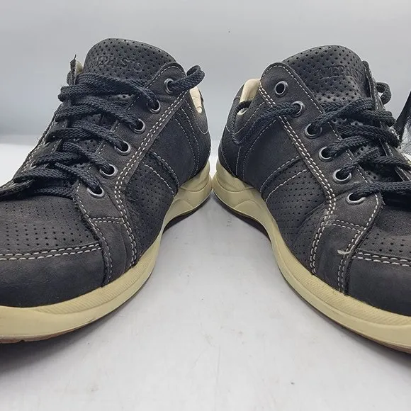 Mephisto Hero Perf Mens Size 7.5 Black Leather Casual Work Dress Sneakers