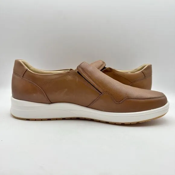 Mephisto Mens Valter Slip-On Shoes US 12.5 EU 46.5 Brown Leather Casual NWOB