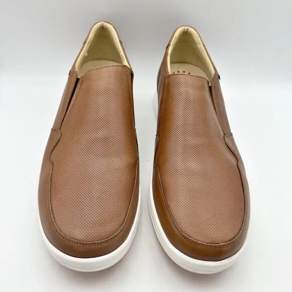 Mephisto Mens Valter Slip-On Shoes US 12.5 EU 46.5 Brown Leather Casual NWOB