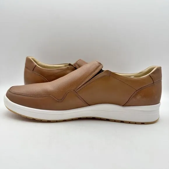 Mephisto Mens Valter Slip-On Shoes US 12.5 EU 46.5 Brown Leather Casual NWOB