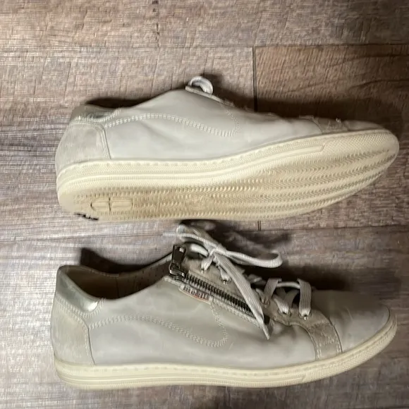 MEPHISTO MOBILS LEATHER SNEAKERS