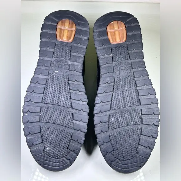 MEPHISTO Slacker Air Relax Black Leather Casual Walking Shoes Mens US 11