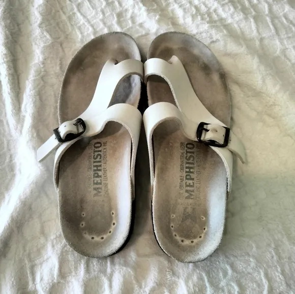 Mephisto Women's Helen White Sandals