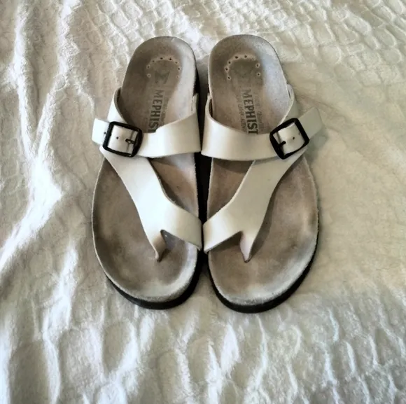 Mephisto Women's Helen White Sandals