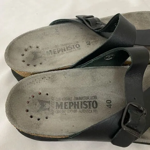 Mephisto Black Helen Sandals