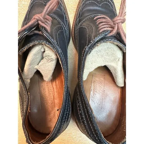 Mercanti Fiorentini Leather Wingtip Oxford Dress Shoes