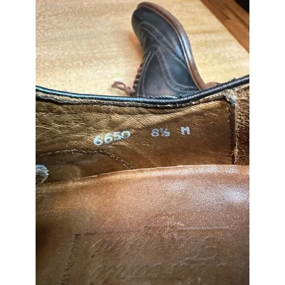 Mercanti Fiorentini Leather Wingtip Oxford Dress Shoes