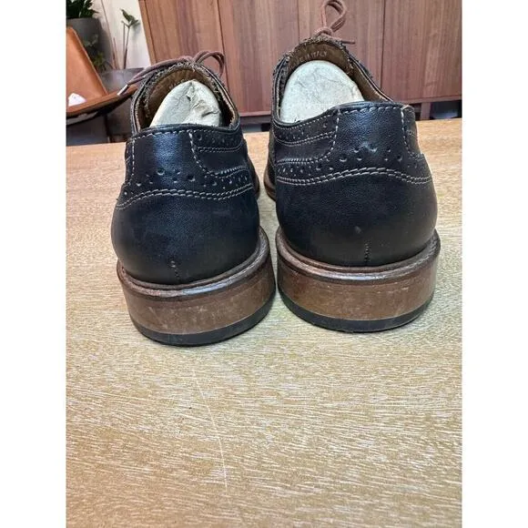 Mercanti Fiorentini Leather Wingtip Oxford Dress Shoes