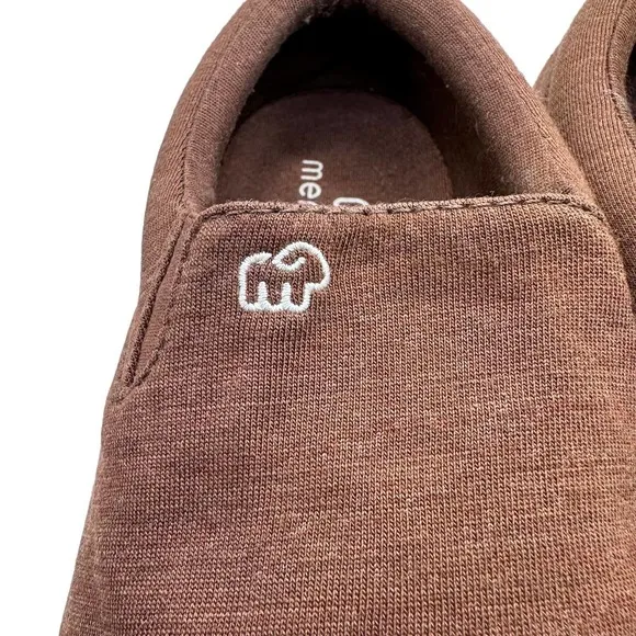 Merinos | Men | Brown Fabric Comfort Slip On Shoes | Size 11