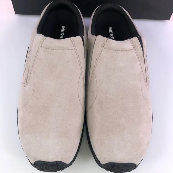 MERRELL Jungle Moc Slide Men 11.5M Off-White Taupe Slip On Outdoor Casual