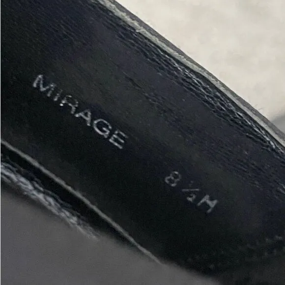 Mezlan Mirage Black Patten Leather Formal Slip On dress Shoes Size 8.5M
