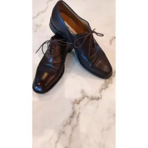 MEZLAN Napoli  Brown Leather‎ Cap Toe Oxford Dress Shoes Mens Size 9.5B