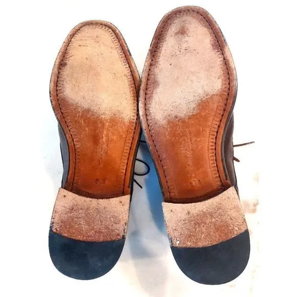 MEZLAN Napoli  Brown Leather‎ Cap Toe Oxford Dress Shoes Mens Size 9.5B
