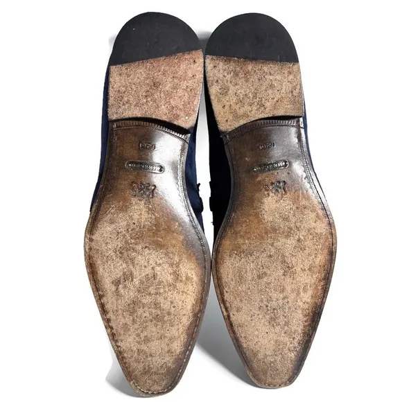 MEZLAN NAVY BLUE SUEDE SHOES