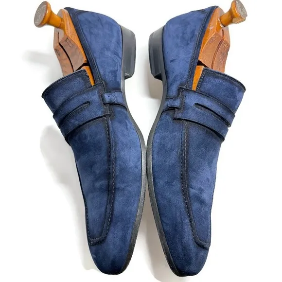 MEZLAN NAVY BLUE SUEDE SHOES