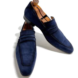 MEZLAN NAVY BLUE SUEDE SHOES