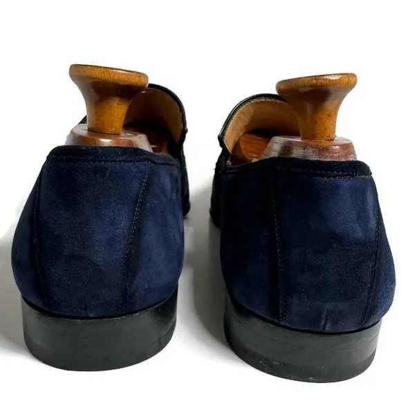 MEZLAN NAVY BLUE SUEDE SHOES