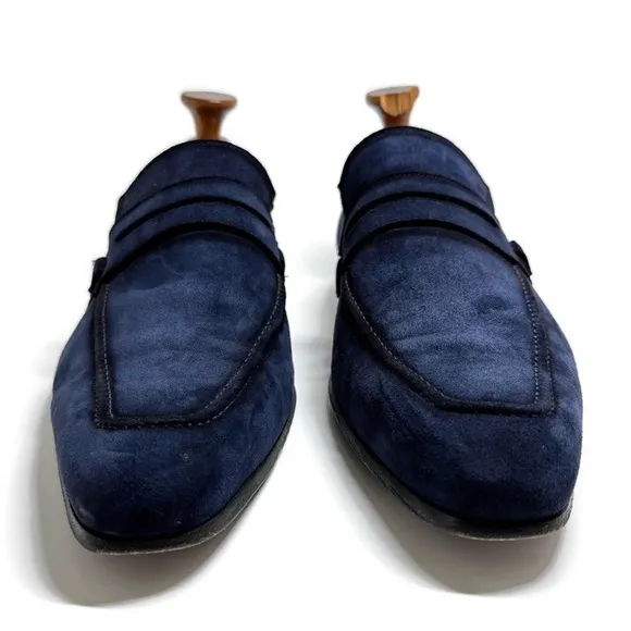 MEZLAN NAVY BLUE SUEDE SHOES