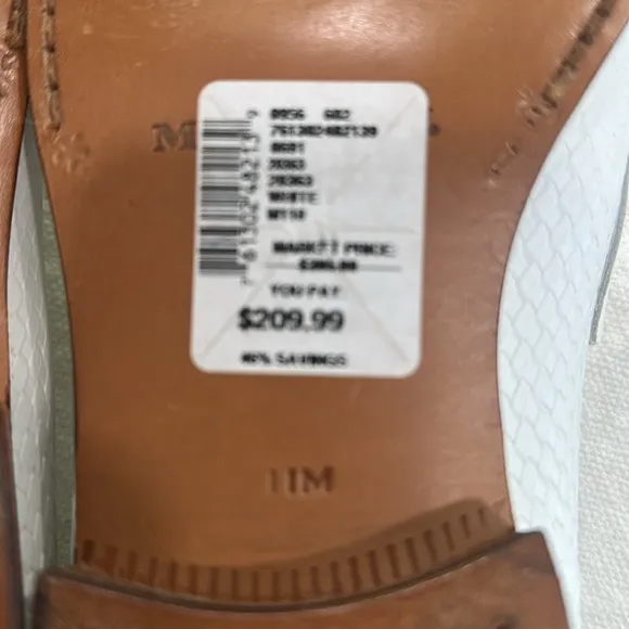 Mezlan White Dress Shoes