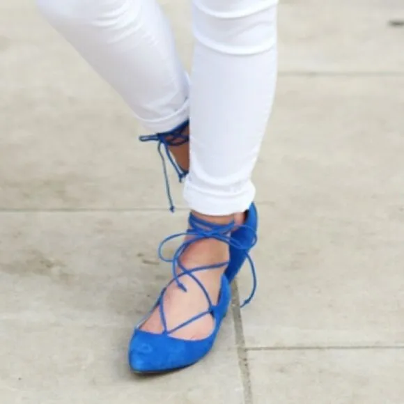 M. Gemi Lace Up Flats