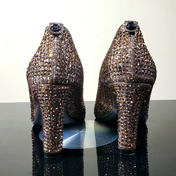 Michael Kors Dorothy Shinestone Pumps Women's Heels shoes Size 6M PV19E