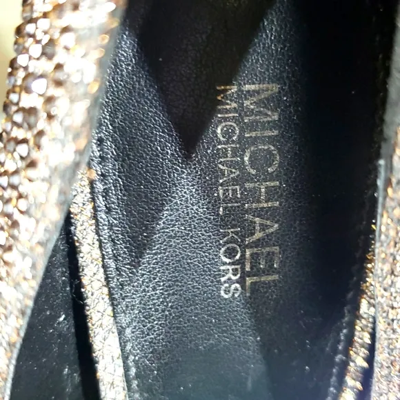 Michael Kors Dorothy Shinestone Pumps Women's Heels shoes Size 6M PV19E