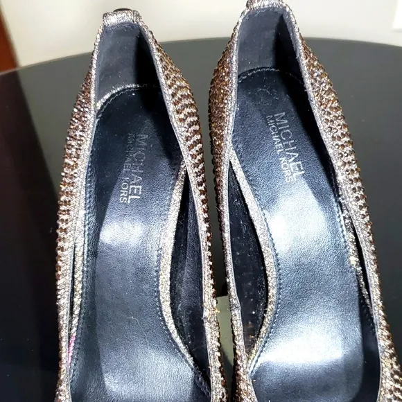 Michael Kors Dorothy Shinestone Pumps Women's Heels shoes Size 6M PV19E