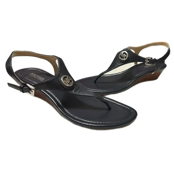 Michael Kors navy blue sandals