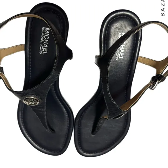 Michael Kors navy blue sandals