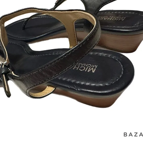 Michael Kors navy blue sandals