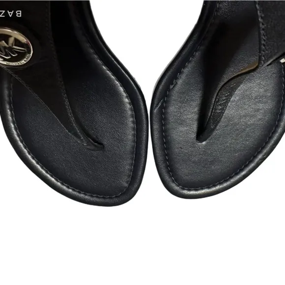 Michael Kors navy blue sandals