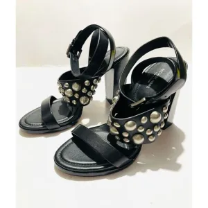 Michael Michael Kors Sandals collection muriel Studded leather black women's 7.5