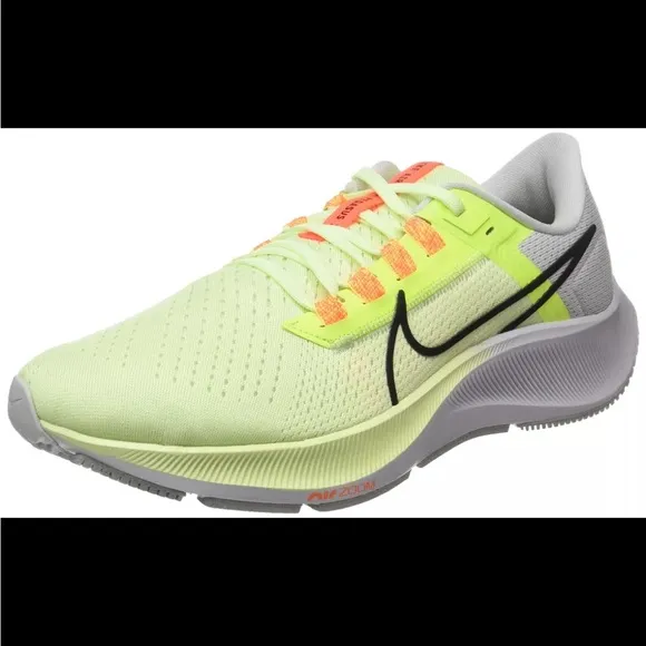 Mike Mens Air Zoom Pegasus 38 Running Shoes Size 11.5 Barely Volt/ Black