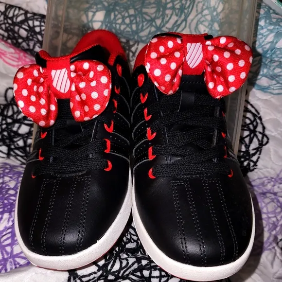 Minnie Mouse Black and Red K Swiss