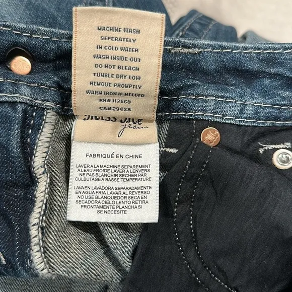 MISS ME WOMENS JEANS JE5732BN BOOT 27