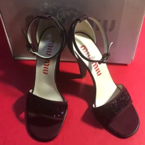 Miu Miu sequined heels. Size 38