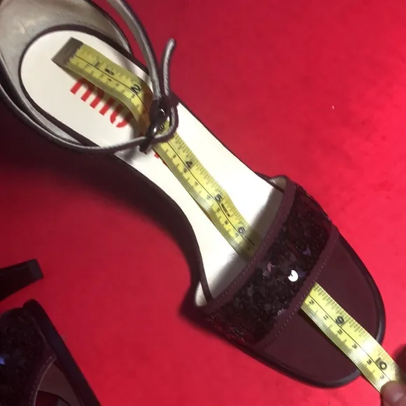 Miu Miu sequined heels. Size 38