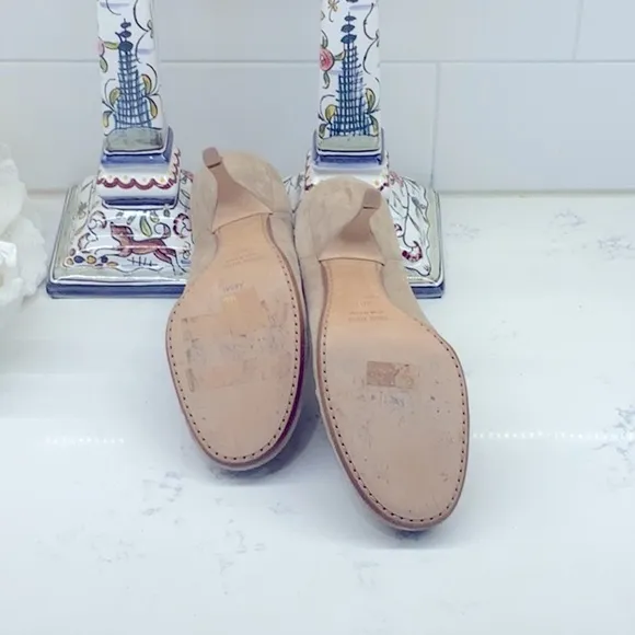 Miu Miu Suede Mocasin Heels